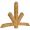Ekena Millwork Alberta Rough Sawn Timber Gable Bracket, Western Red Cedar, 84"W x 53"H x 6"D x 6"F, 15/12 Pitch GBW084X53X0606ALB00RWR - alternate 2